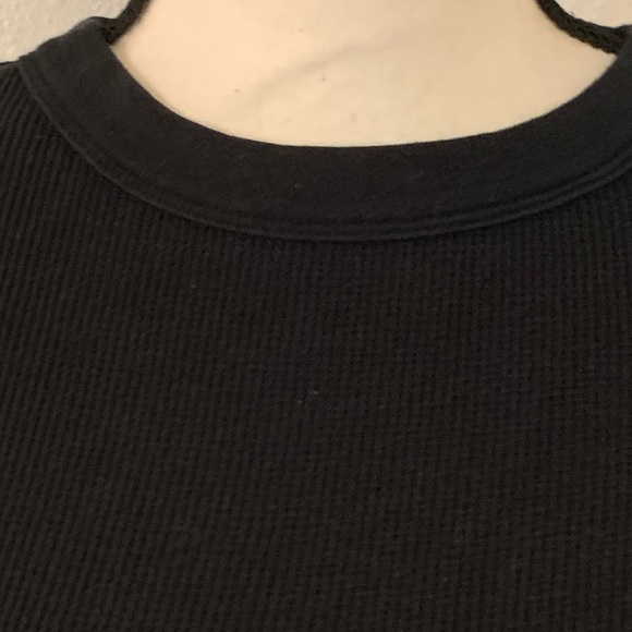 Treasure & Bond ribbed Crewneck long sleeve casual midi dress - Picture 6 of 8